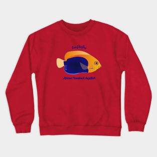 African Flameback Angelfish Crewneck Sweatshirt